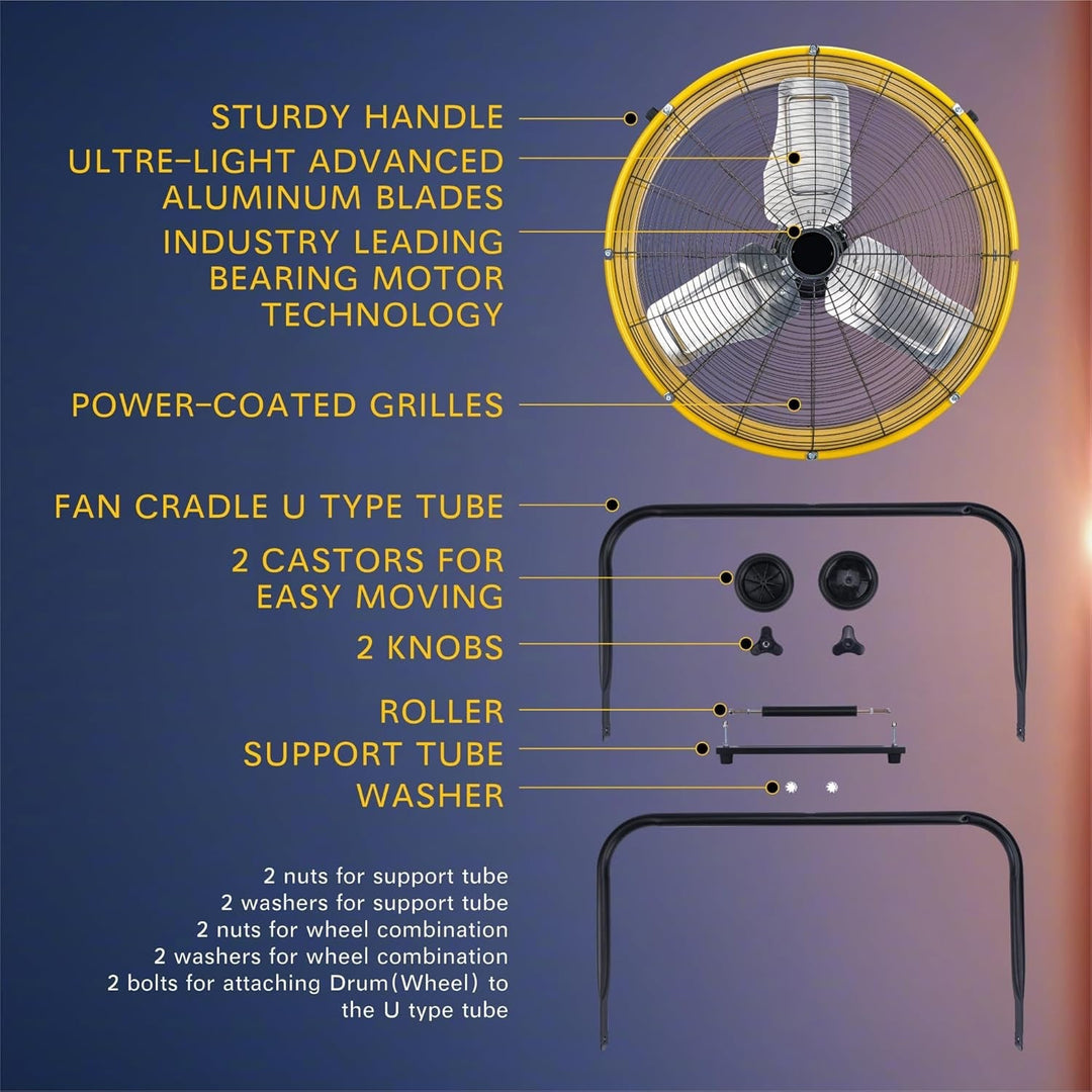 Heavy-Duty Industrial Blower Fan Kalsten