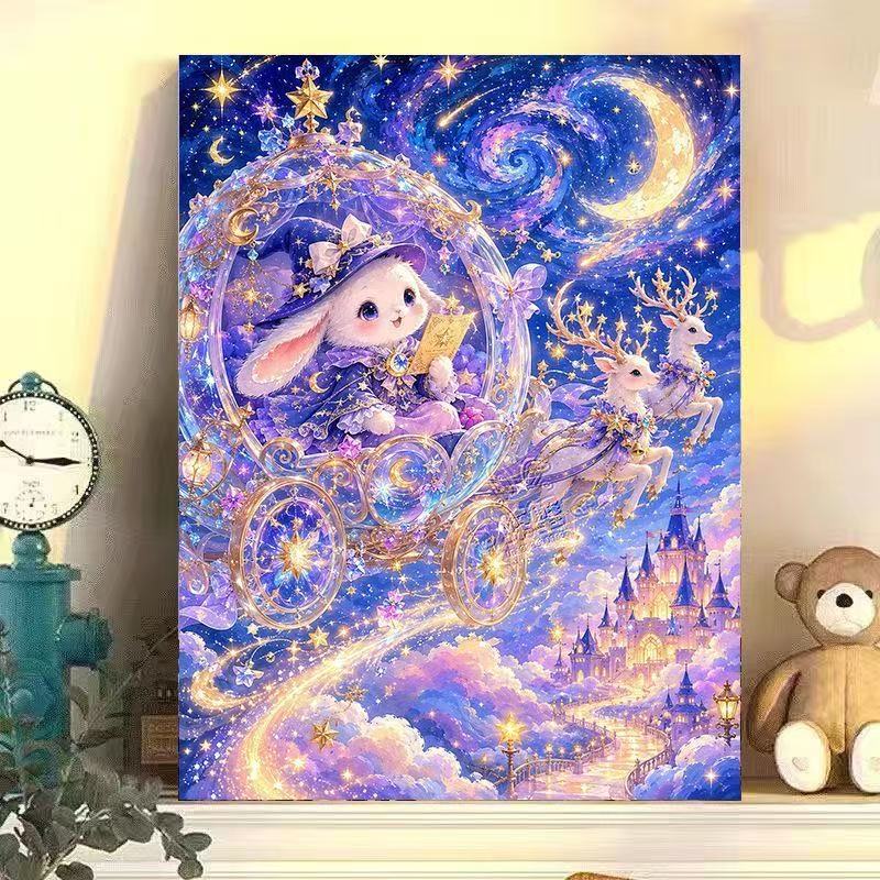 Whimsical Cat-Themed Canvas Art Kalsten