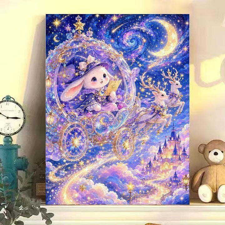 Whimsical Cat-Themed Canvas Art Kalsten