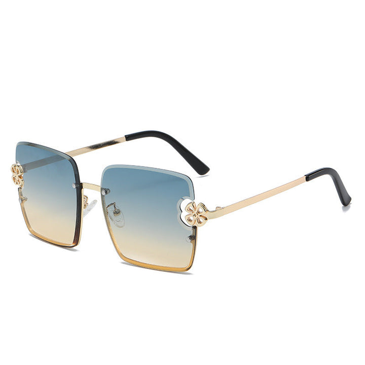 Women square sunglasses with floral design Kalsten