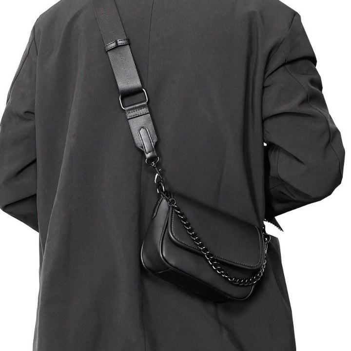 Elegant crossbody bag with chain shoulder strap Kalsten