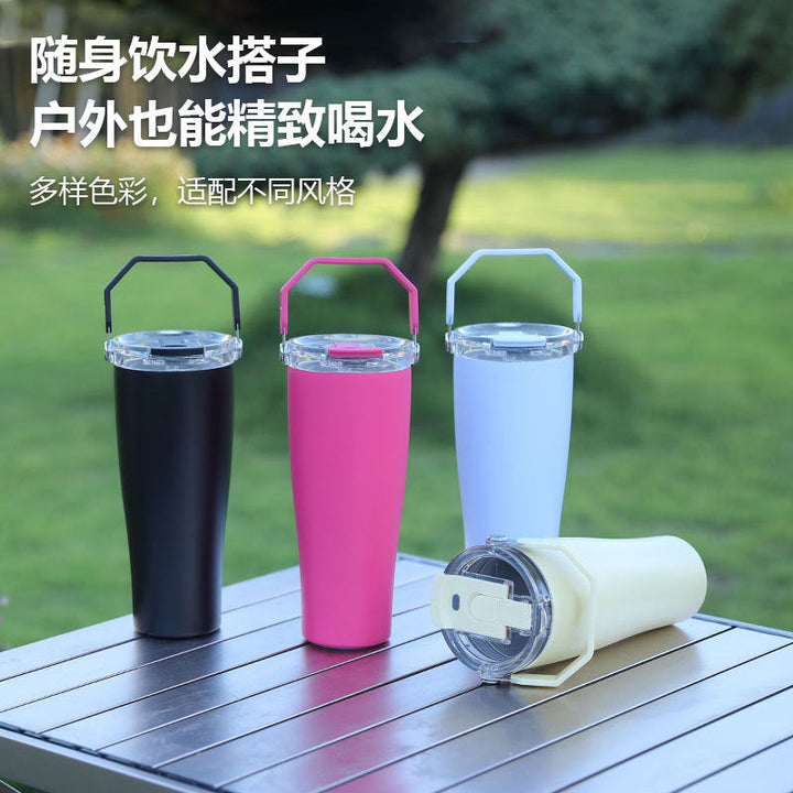 Unisex ergonomic travel mug with integrated handle Kalsten
