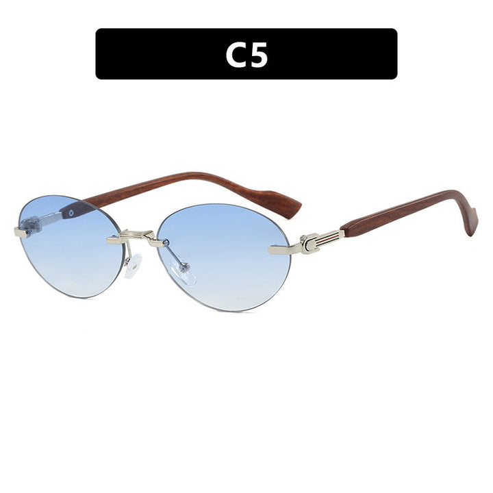 Women's fashionable sunglasses in elegant retro style with high-quality lenses and wooden details Kalsten