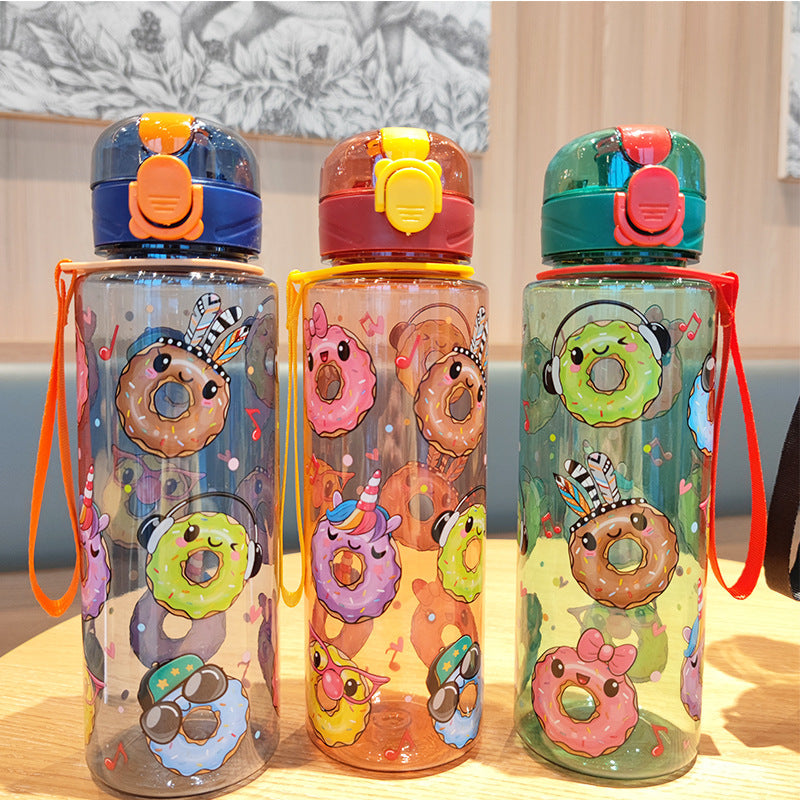 Ladies funny drinking bottle with motif print Kalsten