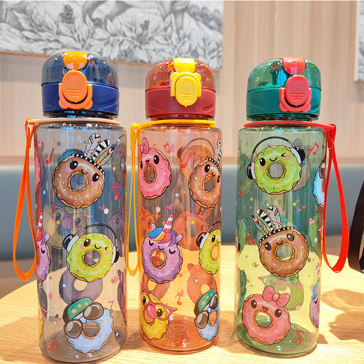 Ladies funny drinking bottle with motif print Kalsten