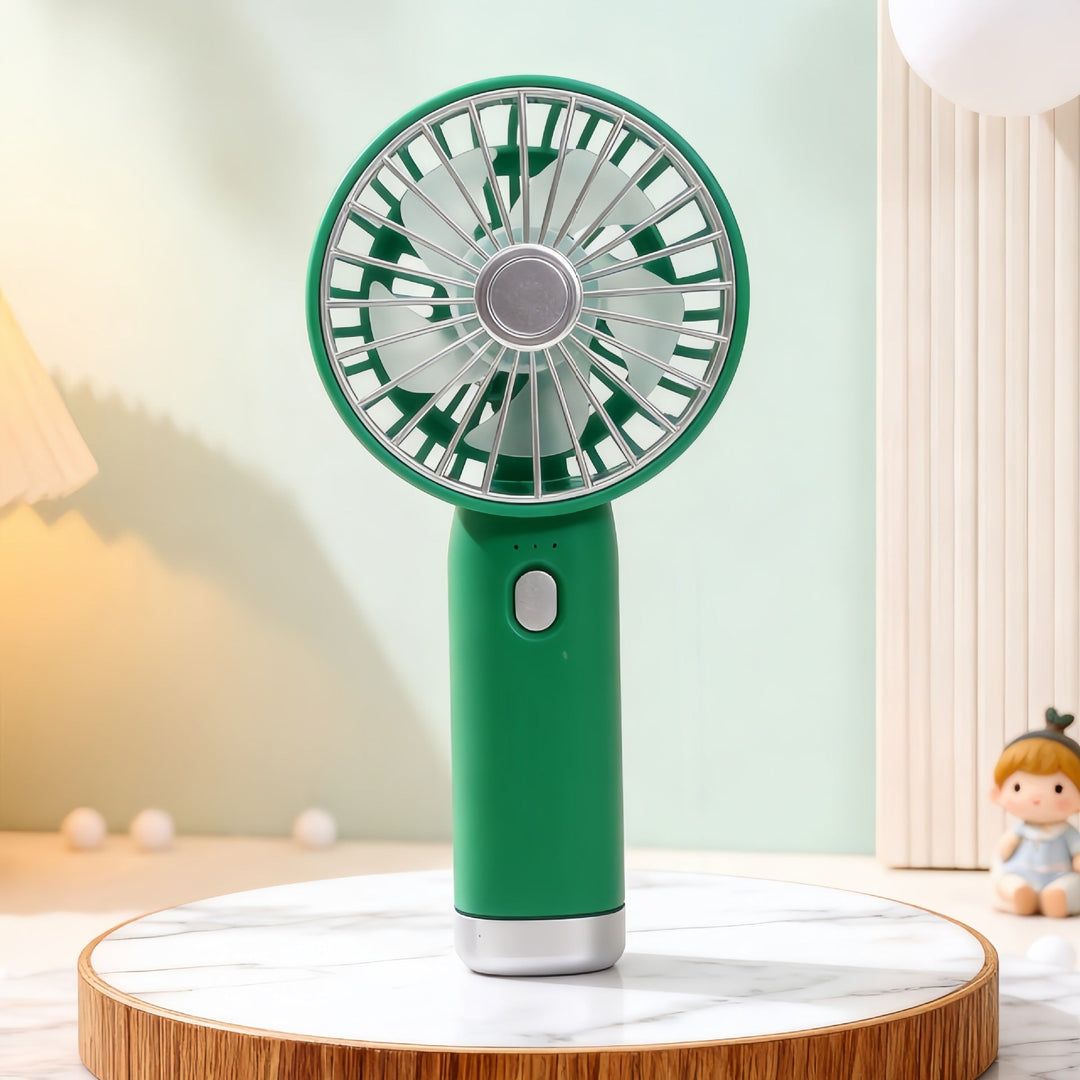 Ladies Portable Hand Fan with Powerful Battery and Ergonomic Design Kalsten