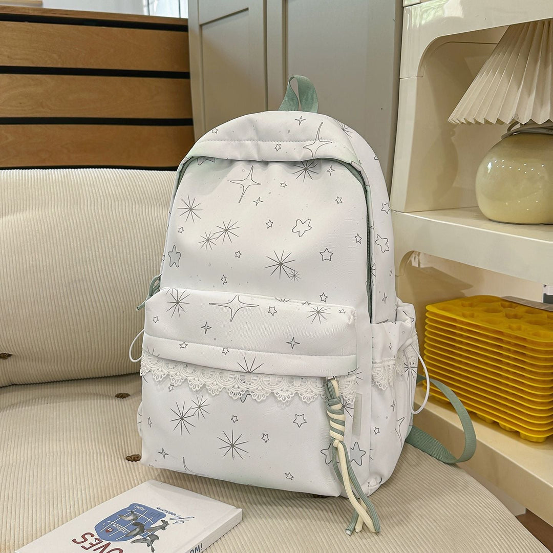 Backpack with Dreamy Star Design and Practical Features Kalsten