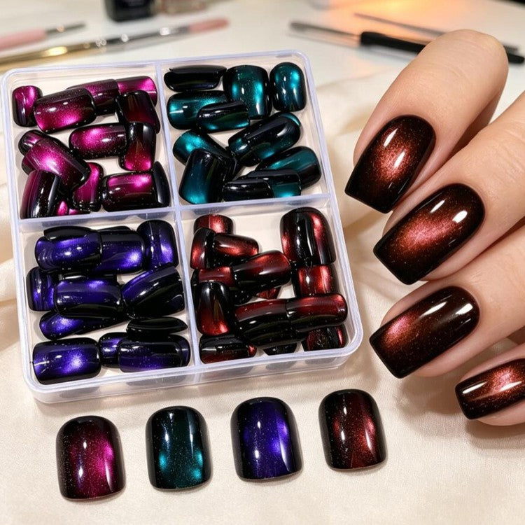Magnetic Glitter Press-On Nail Set Kalsten