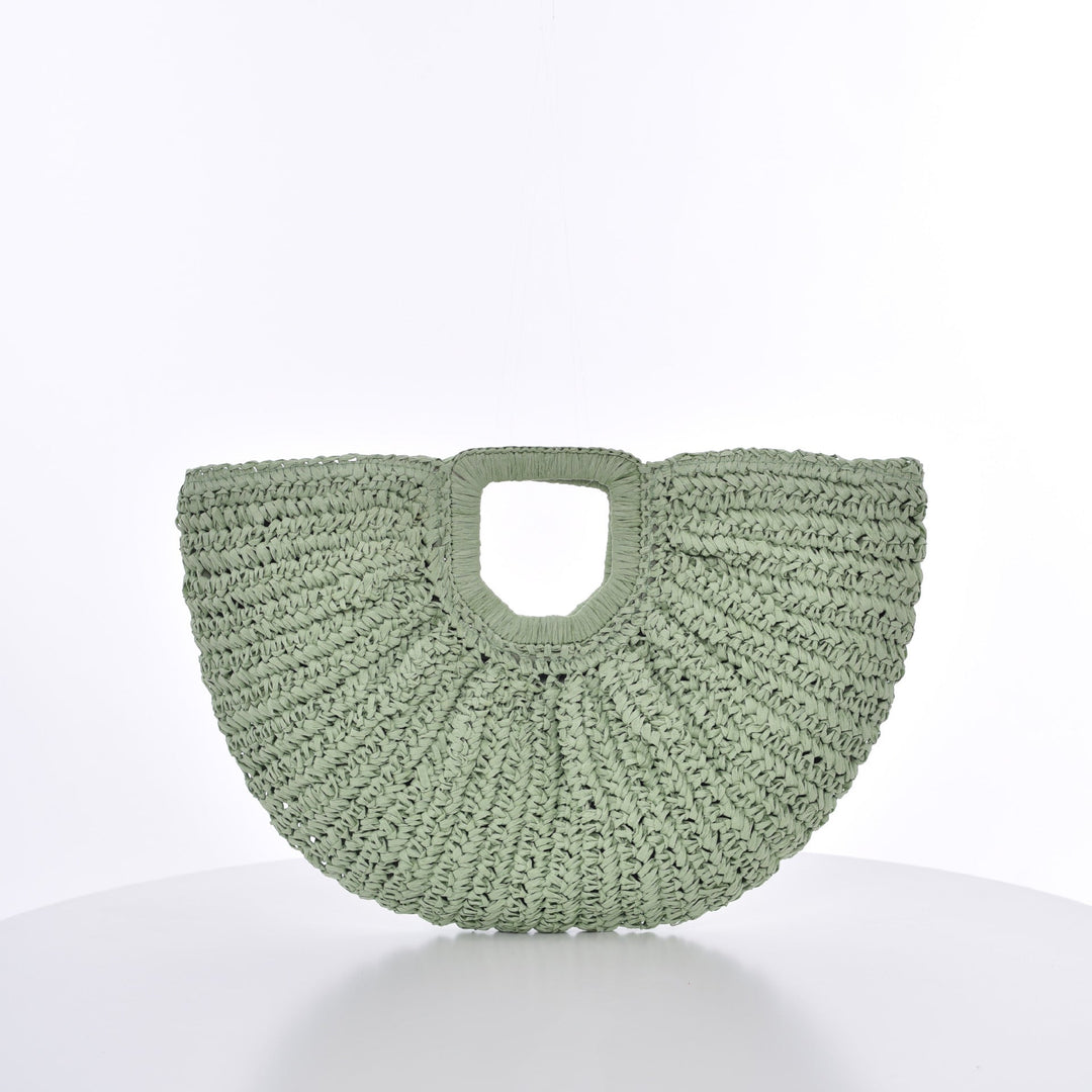 Handcrafted Ribbed Structure Beach Bag Kalsten