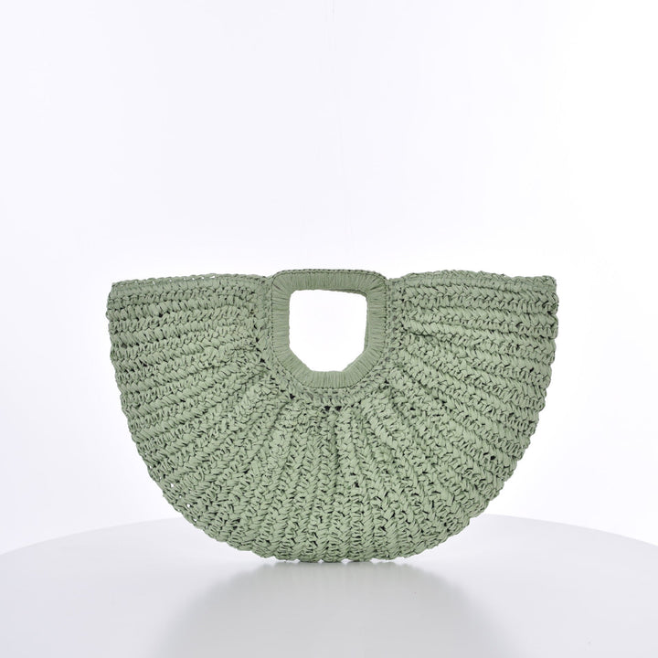 Handcrafted Ribbed Structure Beach Bag Kalsten