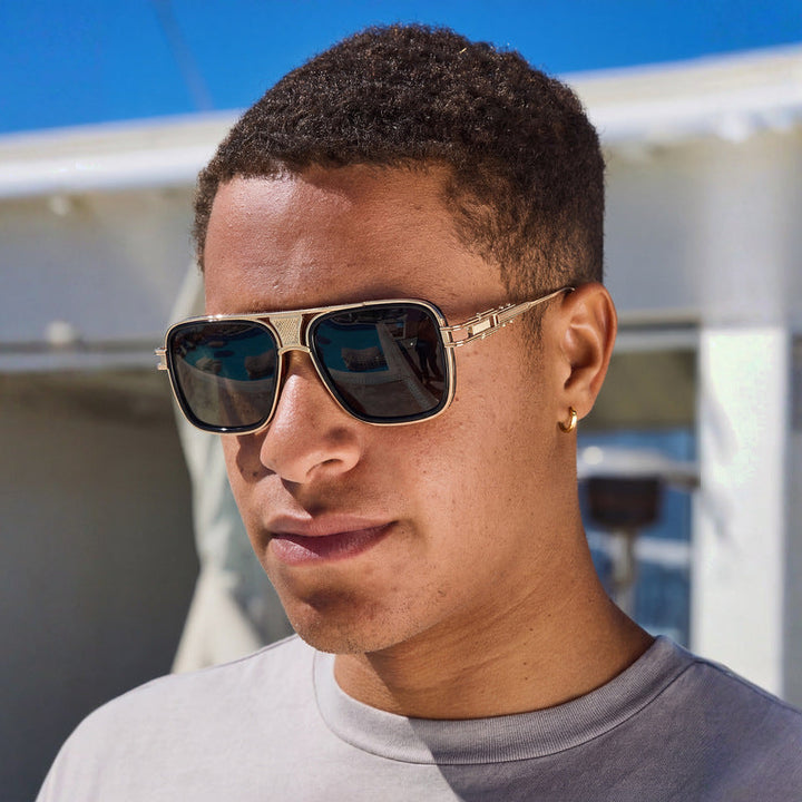 Men's Oversized Square Frame Sunglasses Kalsten