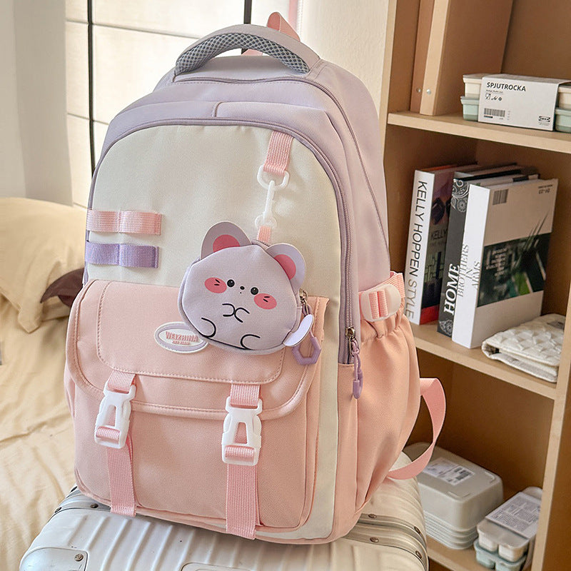 Multi-Compartment Casual School Backpack