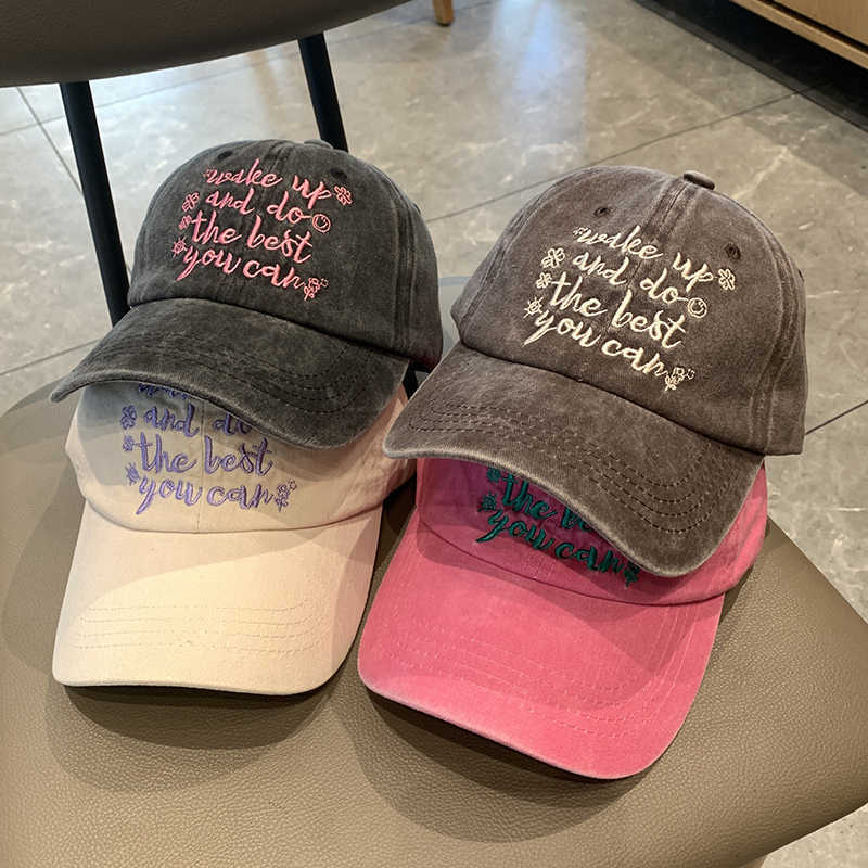 Women's Motivational Embroidered Cap Kalsten