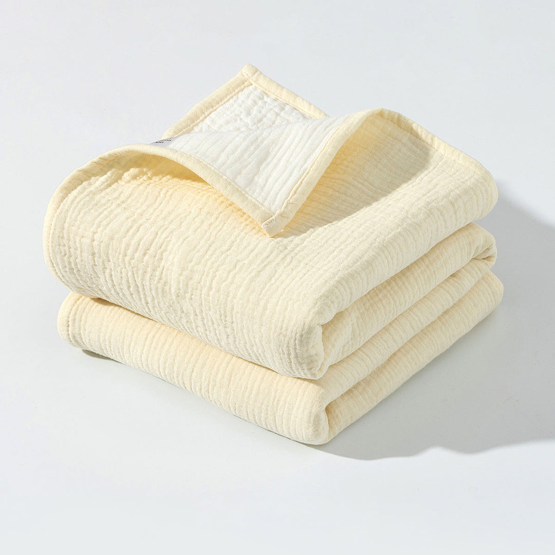 Ultra-Soft Reversible Muslin Throw Blanket kalsten