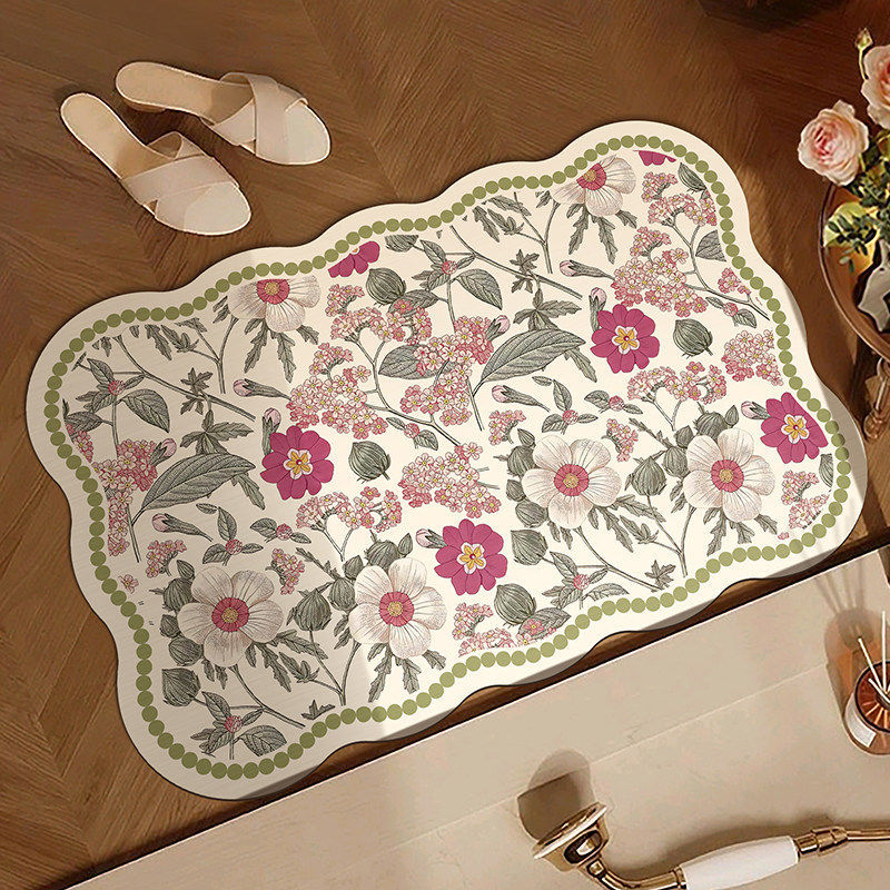 Floral Decorative Mat Kalsten