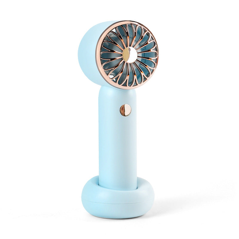 Ladies Portable Hand Fan with Powerful Battery and Stylish Design Kalsten