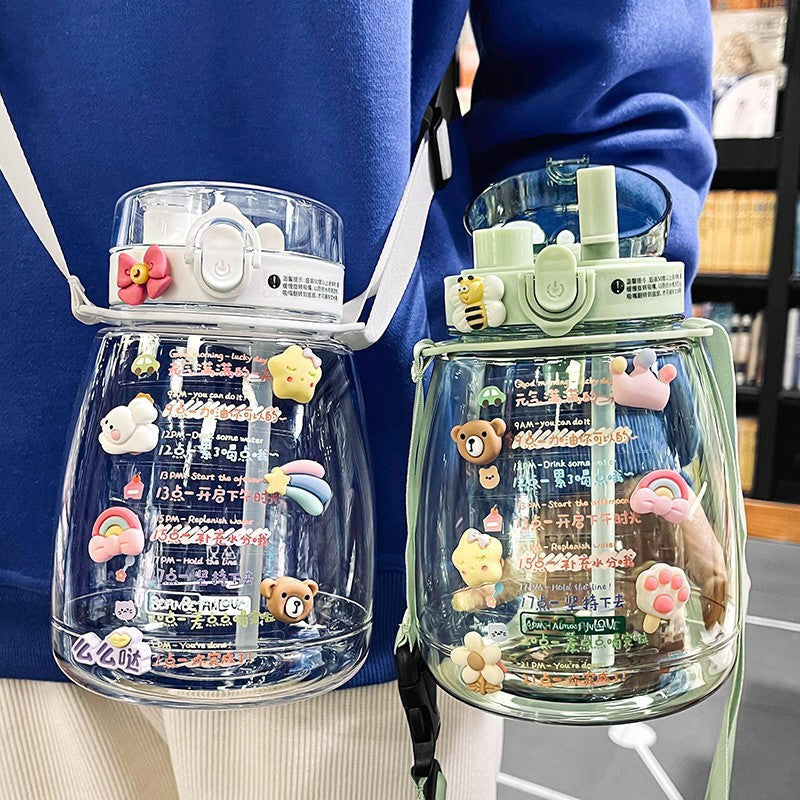 Ladies Playful Water Bottle with Animal Design Kalsten