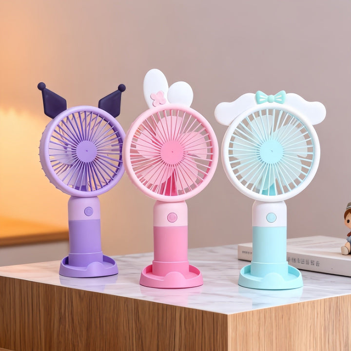 Women's Creative Hand Fan with Cute Animal Design Kalsten