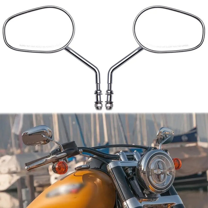 Adjustable Motorcycle Rearview Mirror with High-Quality Chrome Finish Kalsten