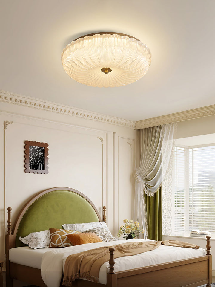 Frosted Glass Ceiling Light 15.7 in Warm Neutral Cool Indoor Lighting Modern Fixture | Kalsten