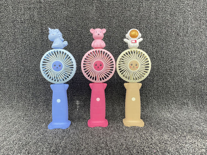 Unisex Portable Mini Hand Fan with Animal Figures Kalsten
