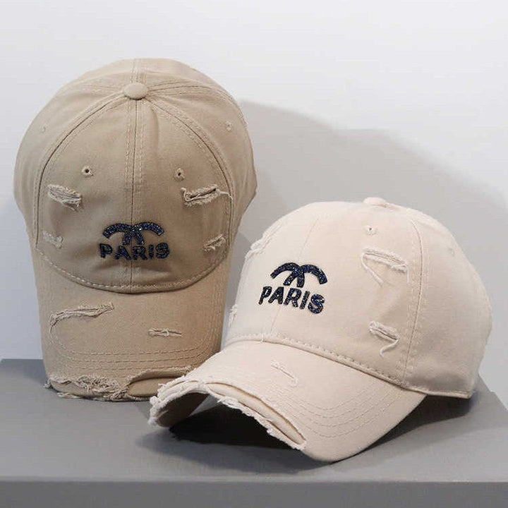 Women's Distressed Graphic Adjustable Baseball Cap Kalsten