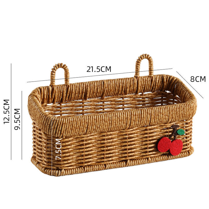 Handwoven Multi-Compartment Storage Basket Kalsten