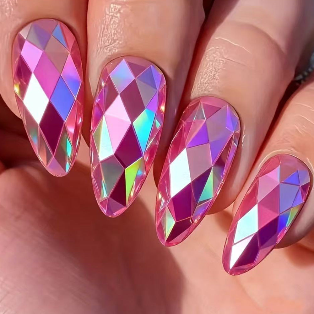 Artificial nails in elegant crystal design Kalsten