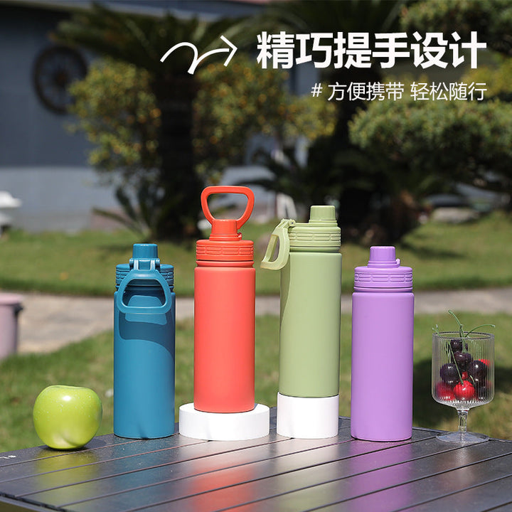 Unisex Practical Insulated Drinking Bottle with Carry Handle Kalsten