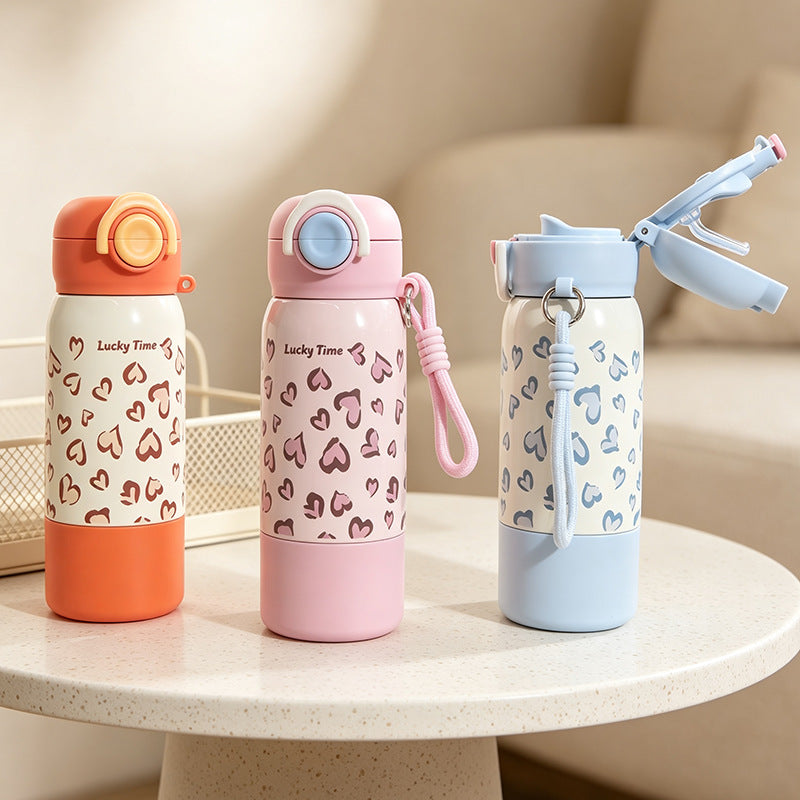 Women's insulated bottle with sweet heart design Kalsten