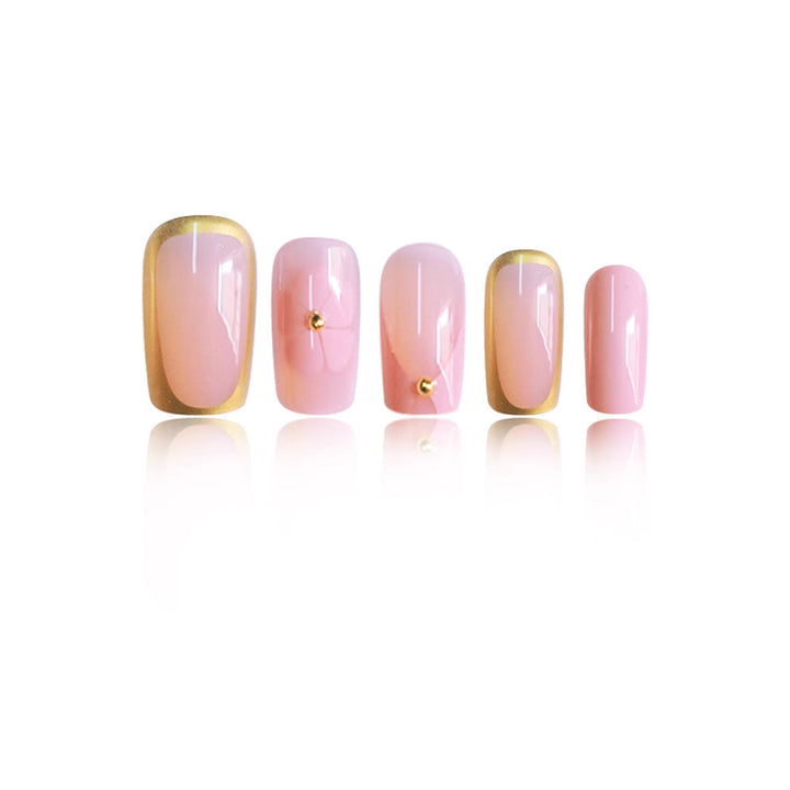 Elegant French Tip Press-On Nails Kalsten