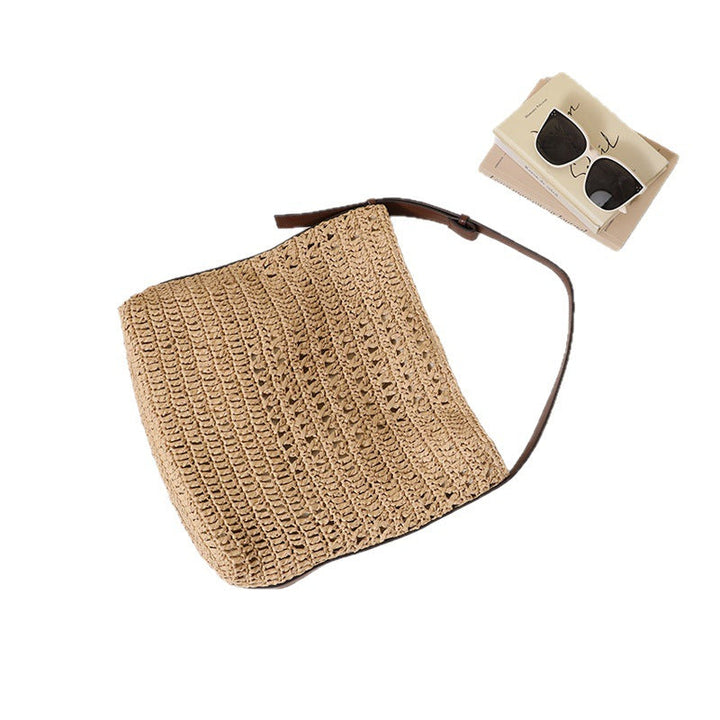Handmade Shoulder Bag in Modern Natural Design Kalsten