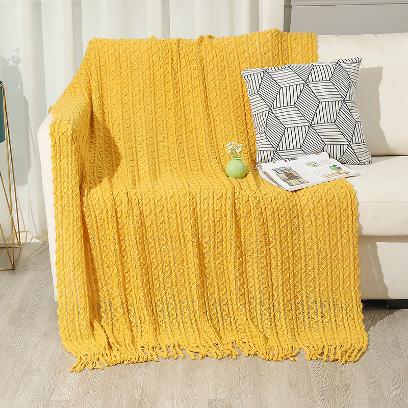 Women high-quality knitted blanket Kalsten