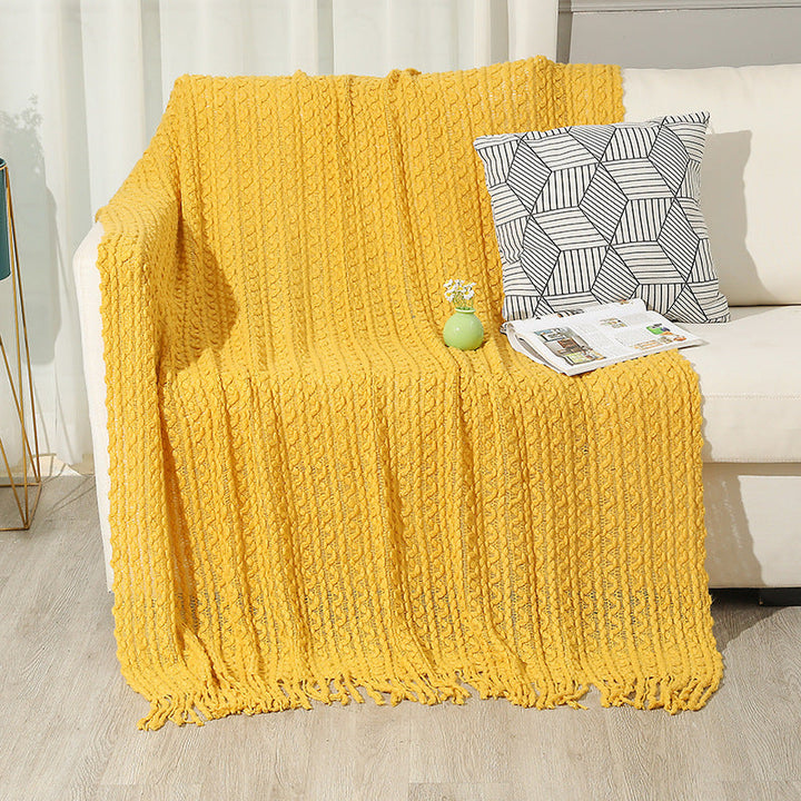 Women high-quality knitted blanket Kalsten