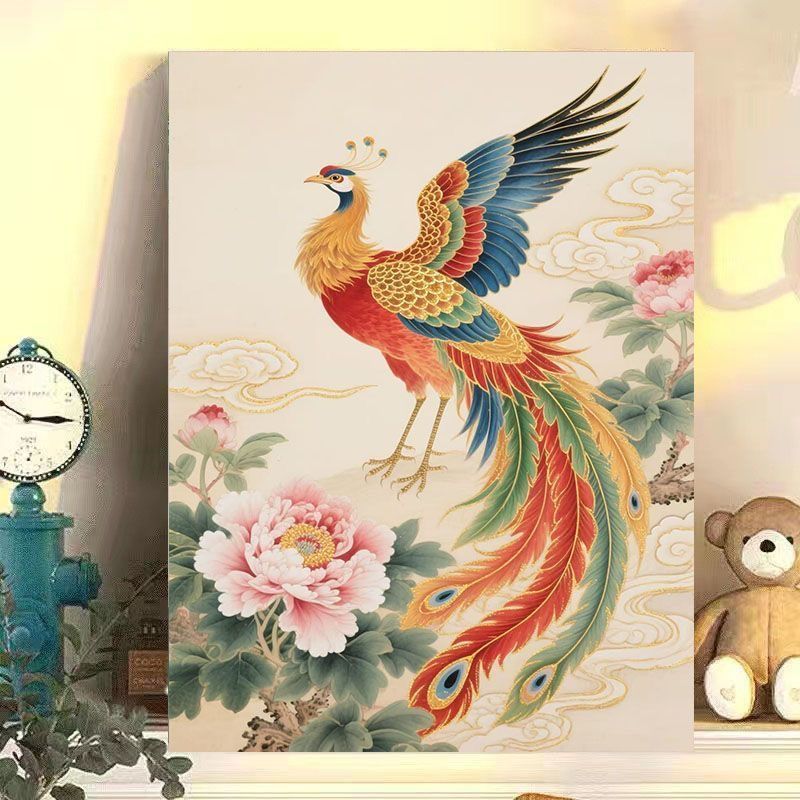 Mythical Phoenix Canvas Art Kalsten