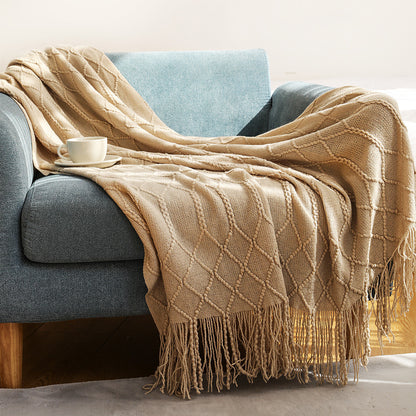 Unisex Cozy Knit Blanket
