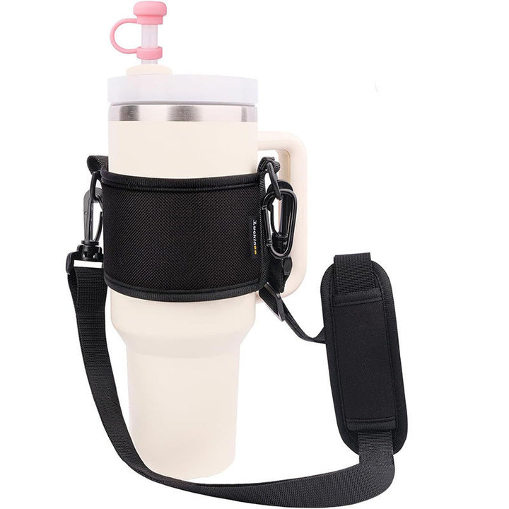 Unisex Portable Cup Holder with Shoulder Strap Kalsten