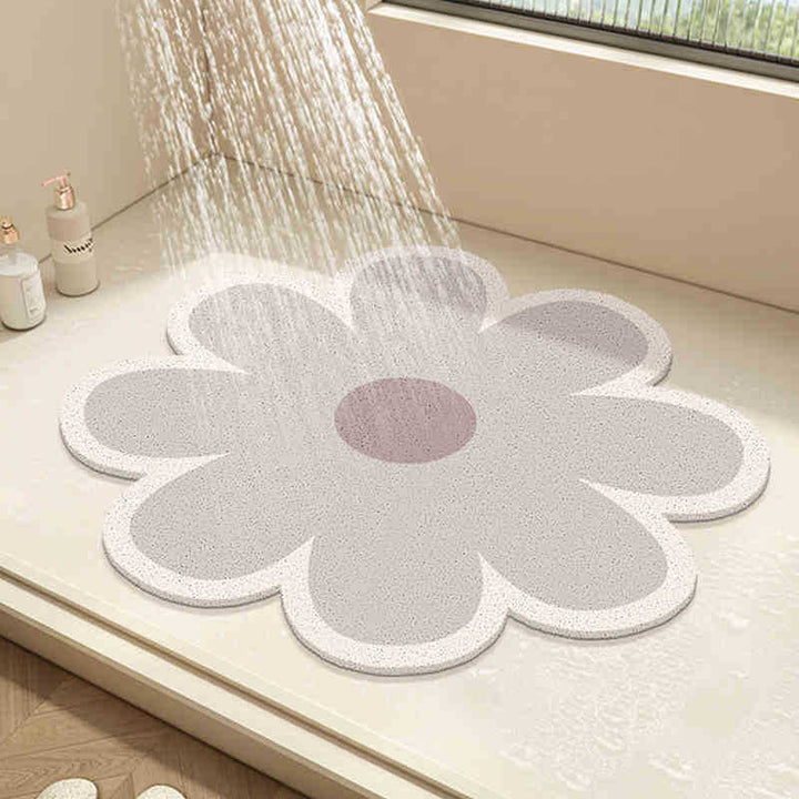 Floral Design Bath Mat Kalsten