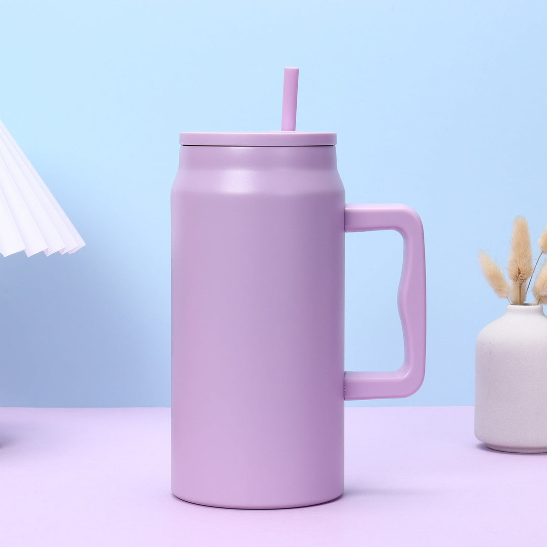 Ladies stylish insulated cup with removable straw Kalsten