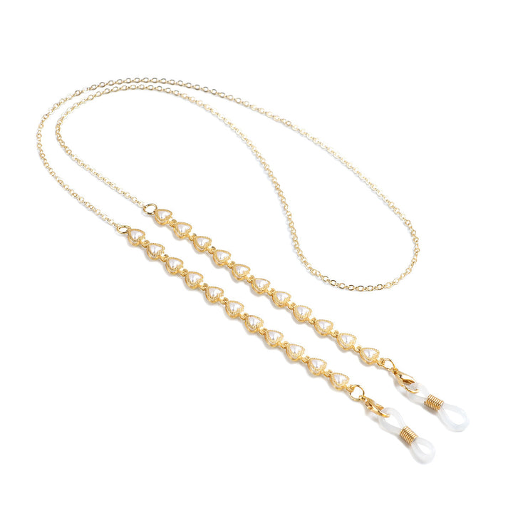 Elegant Pearl-Linked Eyewear Chain Kalsten