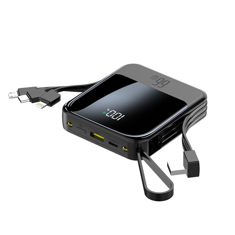 Portable Powerbank with Intelligent Cable Management and Digital Display Kalsten