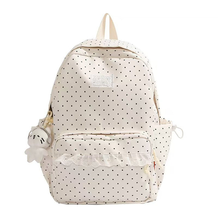Polka Dot Ruffled Backpack Kalsten