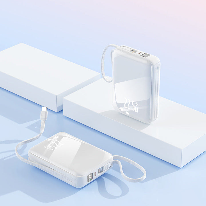 Portable power bank with elegant design and multifunctional charging cable Kalsten