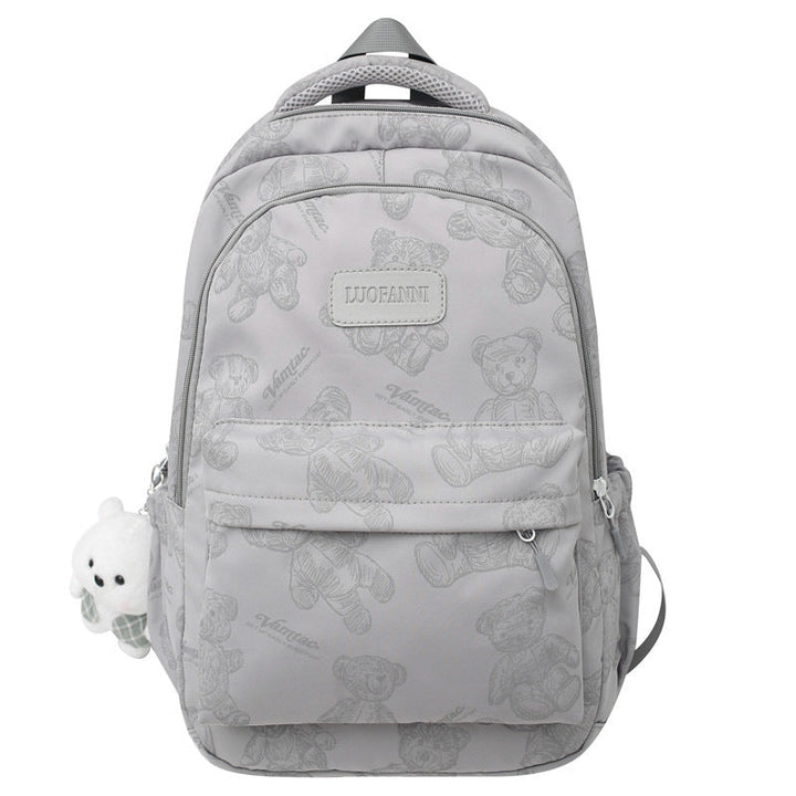Backpack Made of Durable Nylon with Cute Bear Pattern Kalsten