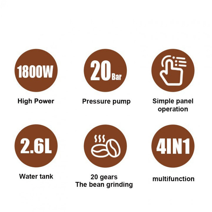 Multifunctional Digital Coffee Brewing System Kalsten