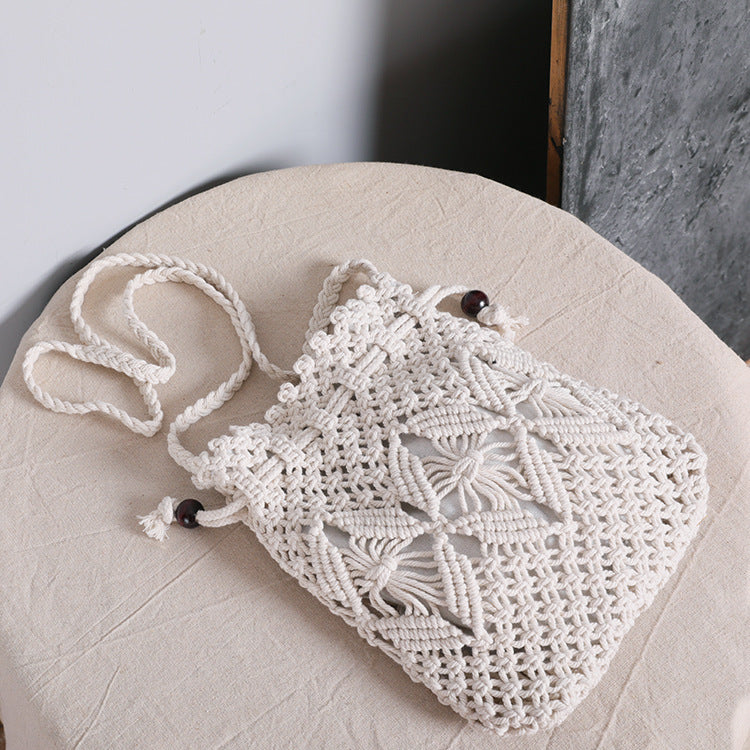 Macrame Bag with Adjustable Shoulder Strap Kalsten