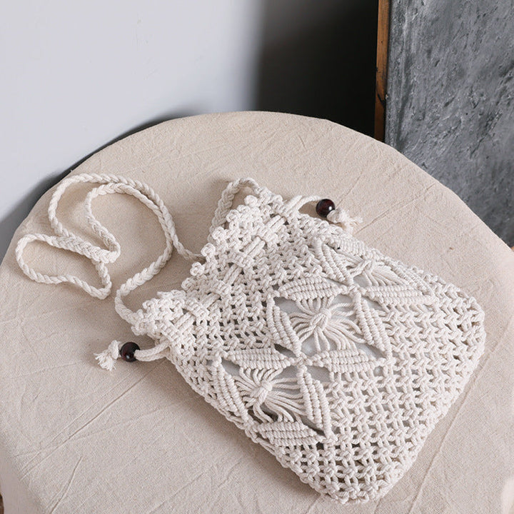 Macrame Bag with Adjustable Shoulder Strap Kalsten