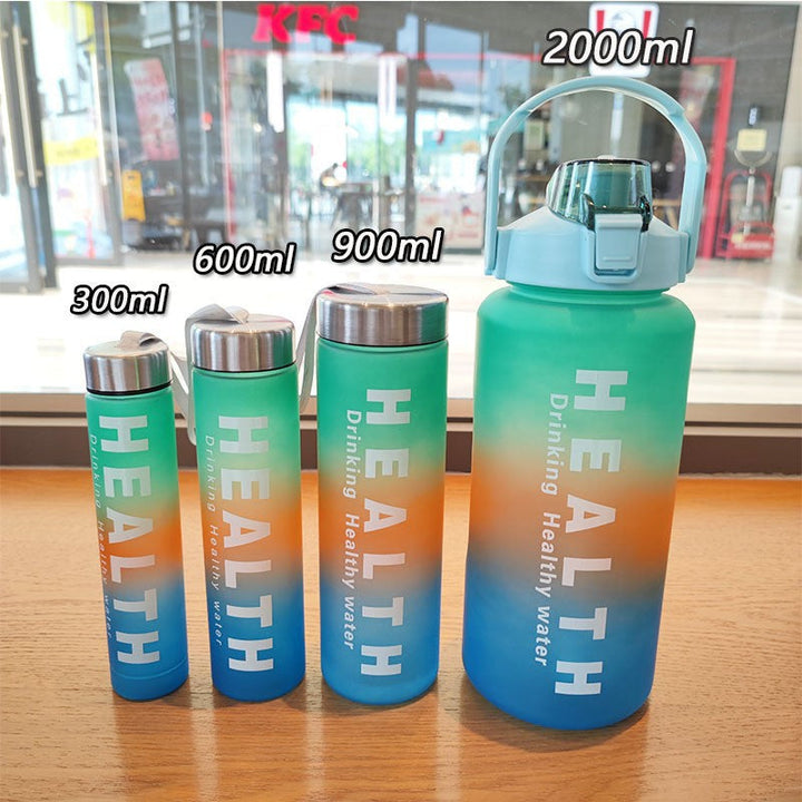 Ladies' Motivation Water Bottle with Time Scale and Ergonomic Design Kalsten
