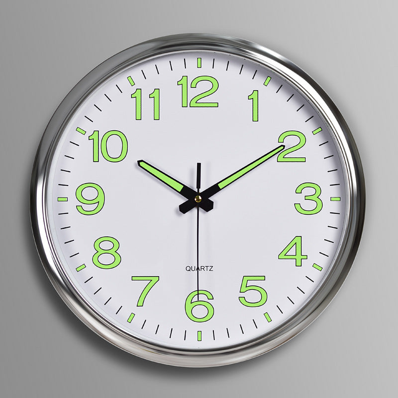 Silent Classroom Clock 30 cm - Silent & Illuminated Time Kalsten