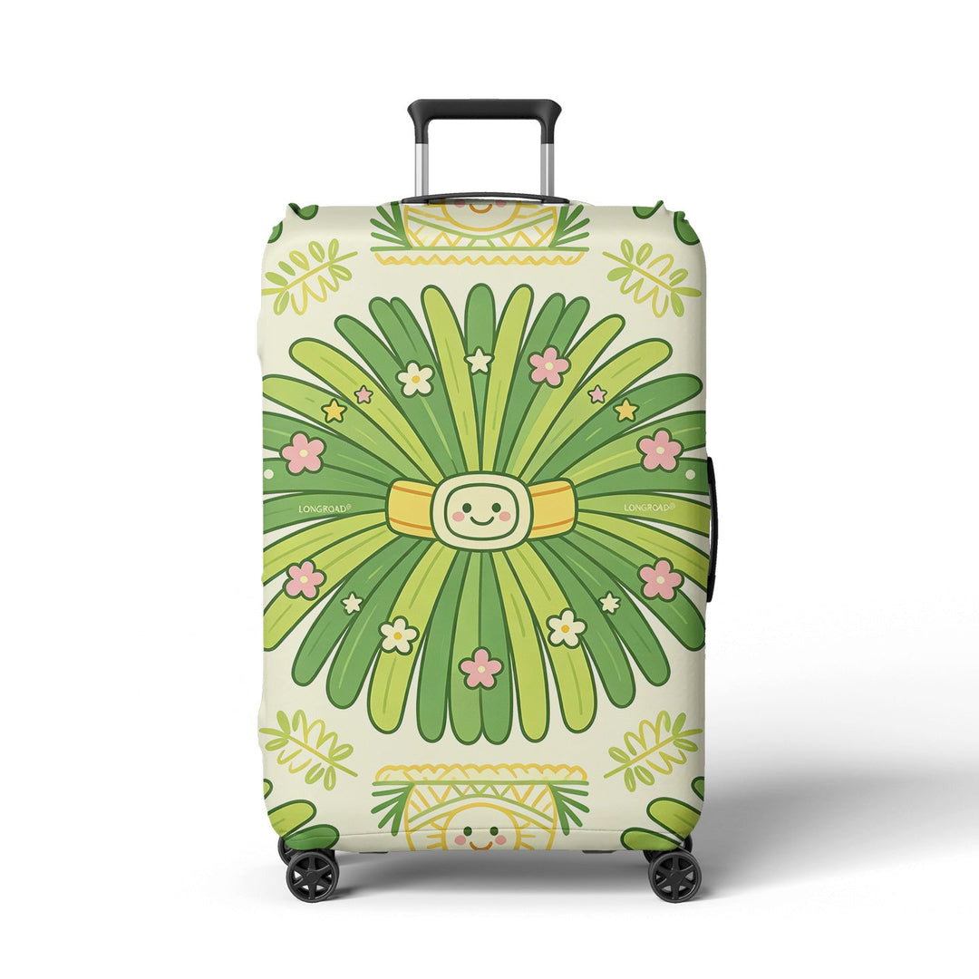 Women's suitcase cover with cheerful Kalsten  motif